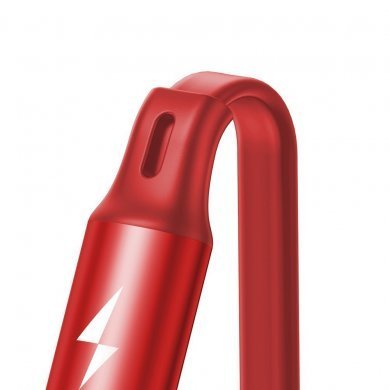 CAMLT-BY09 Baseus cabo USB retrátil 3 em 1 vermelho 3.5A 1.2m