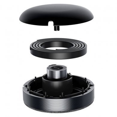 CAMLT-BYG1 Baseus cabo USB retrátil 3 em 1 cinza 3.5A 1.2m