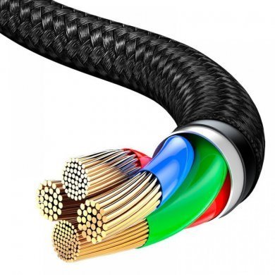 CAMLT-HA01 Baseus cabo Halo 3 em 1 micro USB lightning USB-C