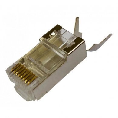 CAT7-BLIND Conector CAT7 FTP RJ45 macho 8 vias blindado