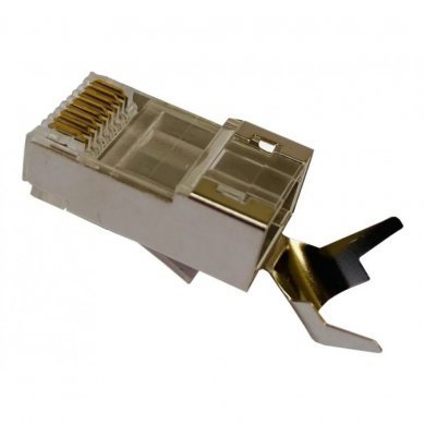 CAT7-BLIND Conector CAT7 FTP RJ45 macho 8 vias blindado