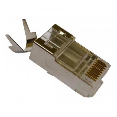 CAT7-BLIND Conector CAT7 FTP RJ45 macho 8 vias blindado