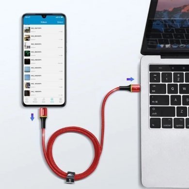 CATGH-J09 BASEUS CABO HALO USB-C PARA USB-C 3.0A TURBO