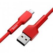 Baseus cabo USB-C 2.0 Silica Gel 1m vermelho revestim