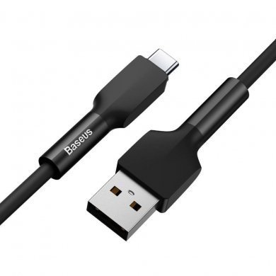 CATGJ-A01 Baseus cabo USB-C 2.0 Silica Gel 2m preto