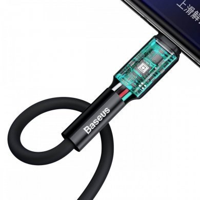 CATGJ-A01 Baseus cabo USB-C 2.0 Silica Gel 2m preto