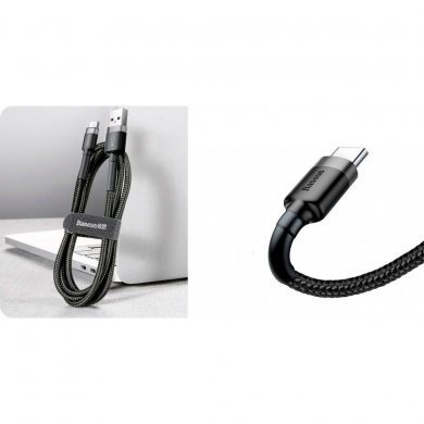 CATKLF-CG1 Baseus cabo Cafule  tipo C para USB 2A 2m preto