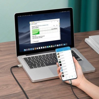 CATKLF-VA01 Baseus cabo USB tipo C Cafule VOOC 5A preto 1m