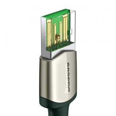 CATKLF-VA06 Baseus cabo USB tipo C Cafule VOOC 5A verde 1m