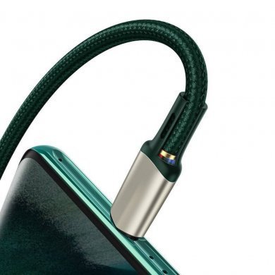 CATKLF-VA06 Baseus cabo USB tipo C Cafule VOOC 5A verde 1m