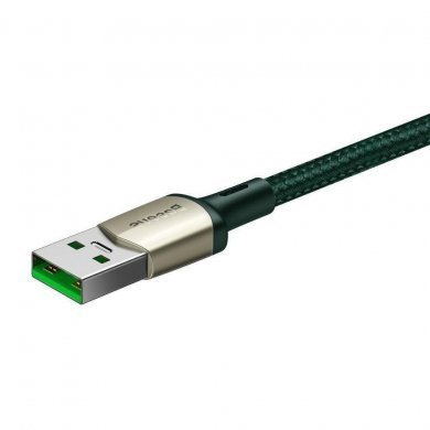 Baseus cabo USB tipo C Cafule VOOC 5A verde 2m