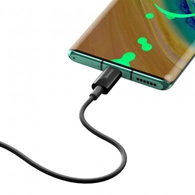 CATSW-D01 Baseus cabo USB-C para USB-C Xiaobai 1.5m preto