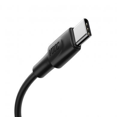 CATSW-F01 Baseus cabo USB tipo C suporte VOOC 5A 1m preto
