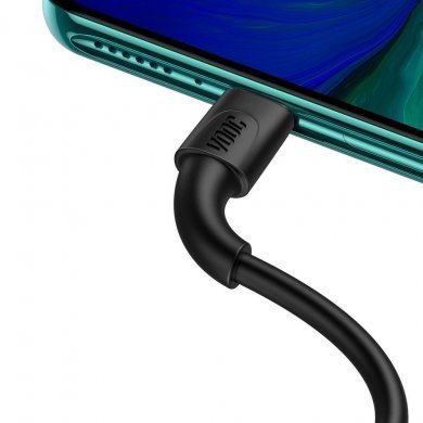 CATSW-F01 Baseus cabo USB tipo C suporte VOOC 5A 1m preto