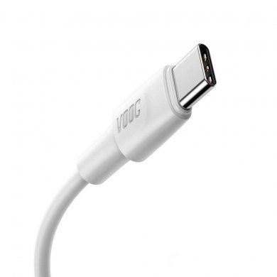CATSW-F02 Baseus cabo USB tipo C suporte VOOC 5A 1m branco