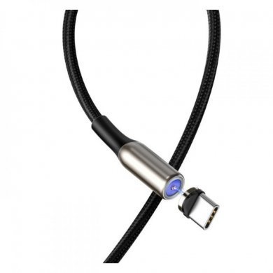 CATXC-H01 Baseus cabo USB tipo C magnético Zinc 2A 1m preto