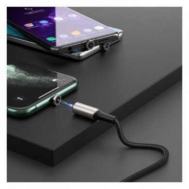 CATXC-H01 Baseus cabo USB tipo C magnético Zinc 2A 1m preto