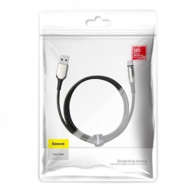 CATXC-H01 Baseus cabo USB tipo C magnético Zinc 2A 1m preto