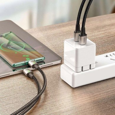 CATXC-K01 Baseus cabo USB tipo C magnético Zinc 100W 5A 1.2m