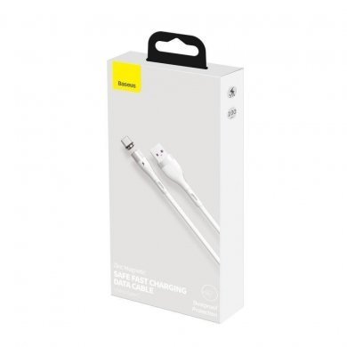 CATXC-N02 Baseus cabo USB tipo C magnético Zinc 5A 1m branco
