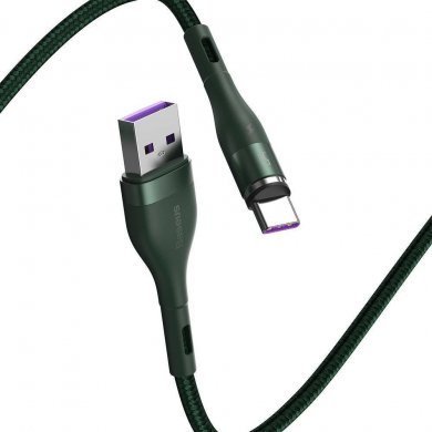 CATXC-N06 Baseus cabo USB tipo C magnético Zinc 5A 1m verde