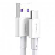 Baseus Cabo USB-C Fast Charging 66W 1 metro Branco