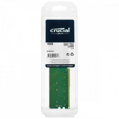 CB16GU3200 Crucial Memória 16GB DDR4 3200Mhz Non-ECC UDIMM