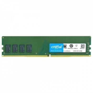 CB8GU3200 Crucial Memória 8GB DDR4 3200MHz UDIMM Desktop