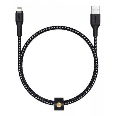 Aukey Cabo Lightning MFi USB 1 metro Preto
