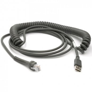 CBA-U09-C15ZAR Cabo USB Espiral para Leitor Motorola