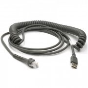 Cabo USB Espiral para Leitor Motorola Symbol 4,57M