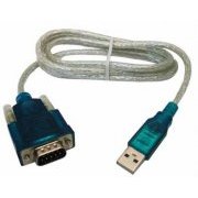 Cabo Conversor USB para Serial 1.2m Adaptador de USB Macho para Serial DB9 Macho