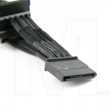 CBL-4P4SM-0.2M Cabo Molex 4 Pinos Macho p/ 4 SATA