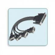 Cabo Serial Moxa DB37 Macho (Placa Controladora) par Cable Length: 30 cm