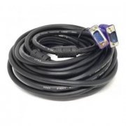 Cabo VGA 15 metros com Ferrite HD15 Macho X HD15 Mach