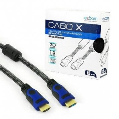 CBX-H150CM Cabo HDMI Macho 15M Blindado 1.4
