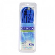 Exbom Patch Cord Cat.5 10 Metros Azul 