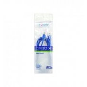 Exbom Patch Cord Cat.5 3 Metros Azul 