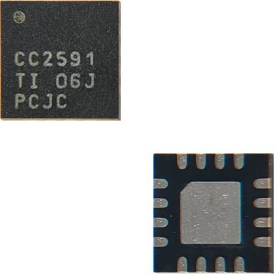 CC2591RGVT 10x CI RF FRONT END 2400-2483.5MHZ QFN-16