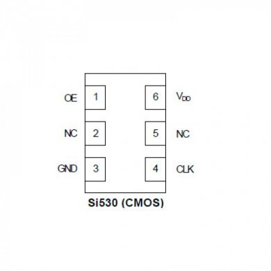 CC48M0000G SMD Crystal Oscillator 48Mhz 6 Pinos