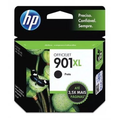 CC654AL Cartucho HP901XL Preto 15.5Ml Alta Capacidade