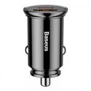Baseus Carregador Veicular Tipo C e USB 30W 