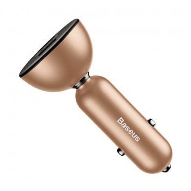 Baseus carregador veicular Shake Head 2 USB 3.0