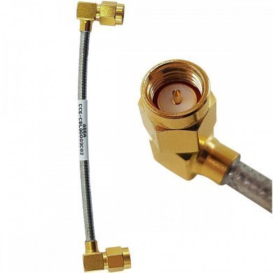 Cabo coaxial blindado ASGA SMA-SMA angular
