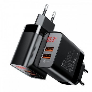 Baseus carregador rápido Mirror Lake 2 USB 3.0