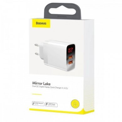 CCJMHA-A02 Baseus carregador rápido Mirror Lake 2 USB 3.0