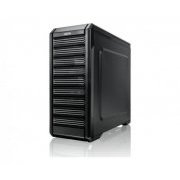 Gabinete Xigmatek Assassin Black Painel superior: Power, Reset, 2x USB3.0, 1x USB2.0, Audio in/out, 3.5/2.5 Do