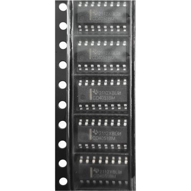 CD4051BM 5x IC Multiplexer Switch CMOS Sgl 8Ch Analog