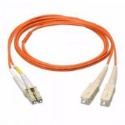 Cordão Duplex Multimodo LC/SC-UPC 30M om1 2 fibra 62.5/125 LC para SC polimento UPC LSZH, cor laranja 30 metros