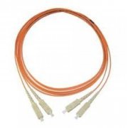 Cordão Duplex Multimodo SC/SC-SPC 2.5M om1 2 fibras 62.5/125 SC para SC poliemento SPC, cor laranja 2.5 Metros